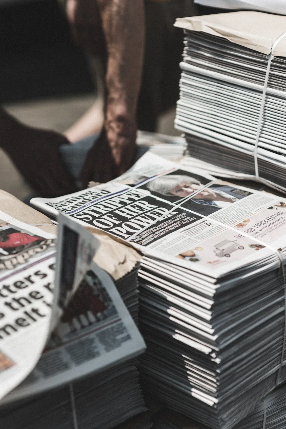 Piles de journaux